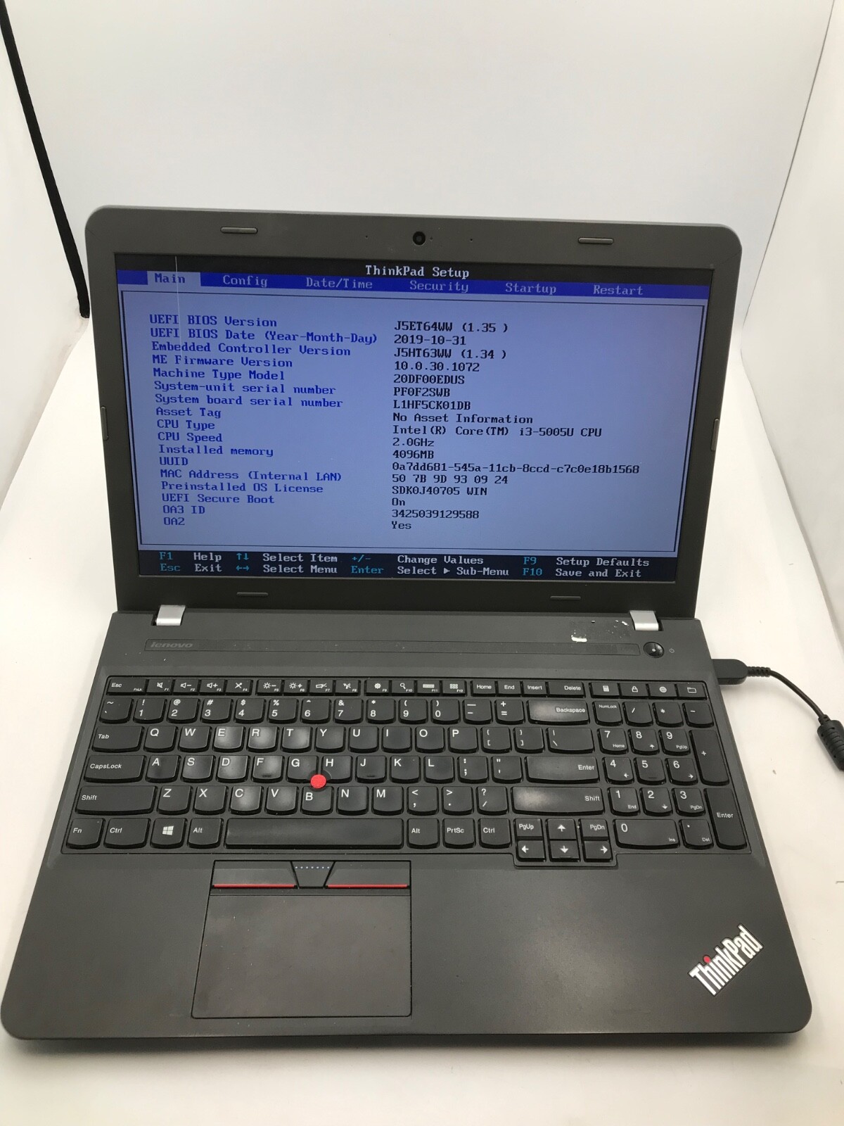 LOT OF 4 Lenovo E550/E560 15″ Intel Core i3 -Various Issues/Missing Parts -MZ