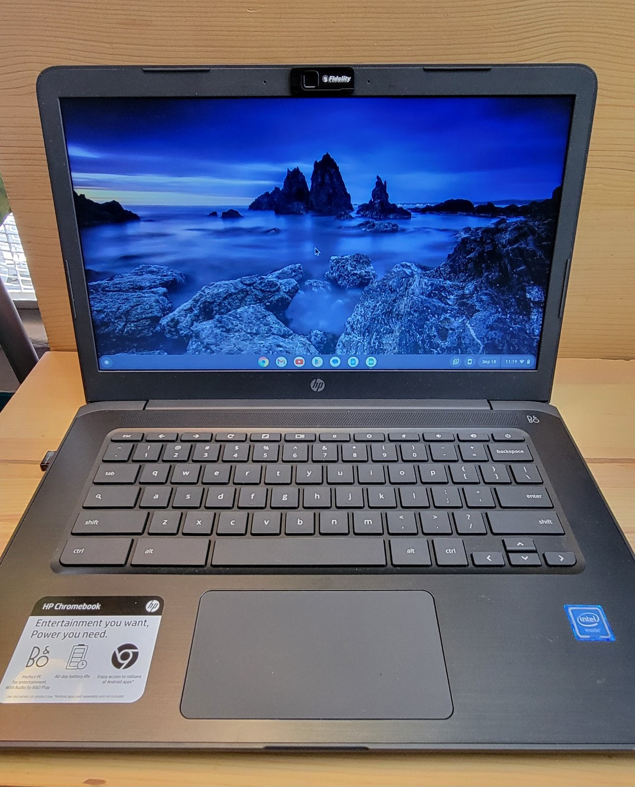 HP 14-ca023nr 14 inch 32GB, Intel Celeron 3350 Dual, 1.10GHz, 4GB Chromebook