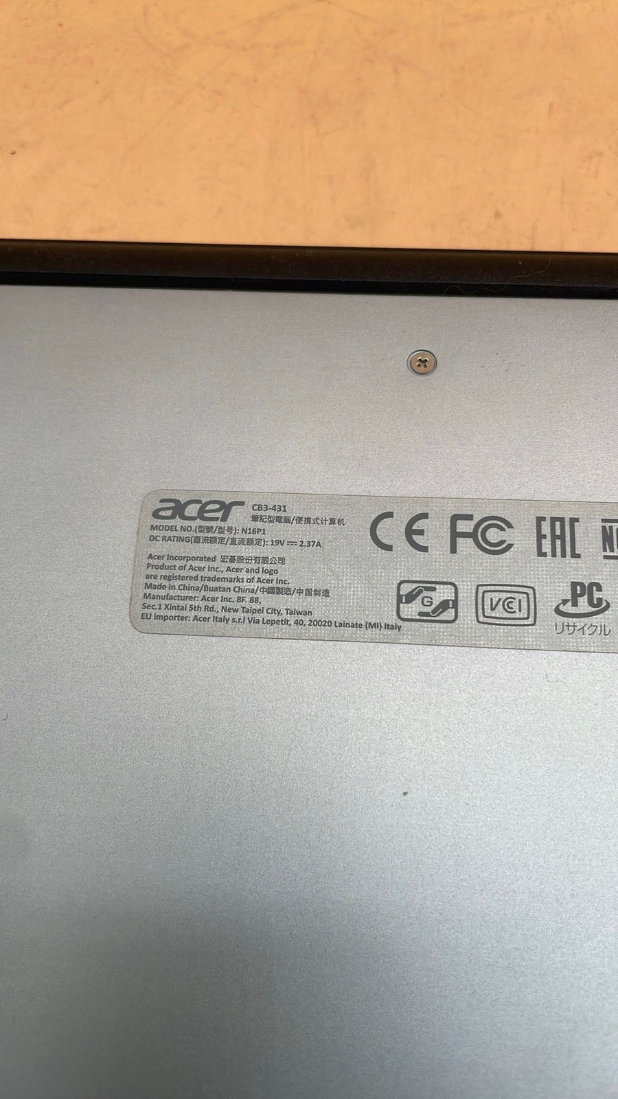 Acer CB3-431/CP311-3H/C871 & Toshiba CB30-A3120 No HDD Laptop Lot of 4