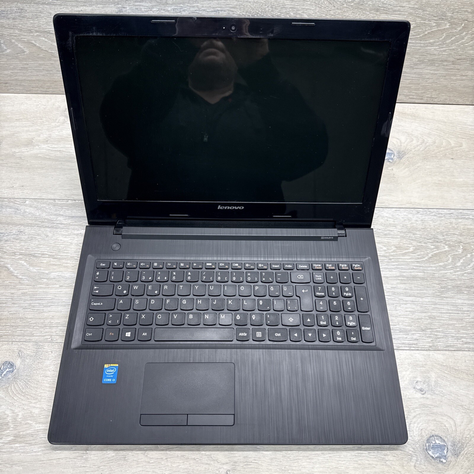 Working LENOVO G50-80 15.6in Screen 590GB HD 4 GB RAM i3-4005U For Parts Repair