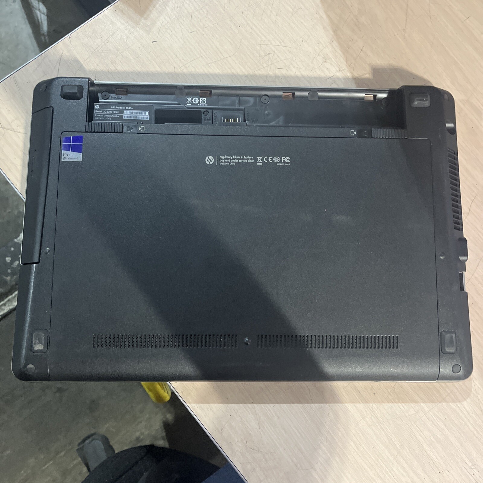 HP PROBOOK 4540S INTEL CORE I3-3110M 2.40GHZ 4GB RAM NO HD ;