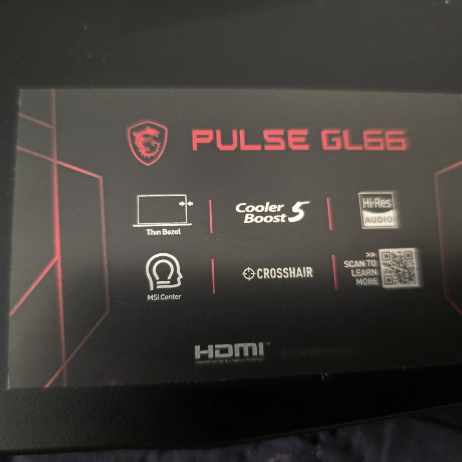 MSI Pulse GL66 Gaming Laptop Intelcore I7 Ram 16 GB RAM 1 TB SSD Window 11 Home