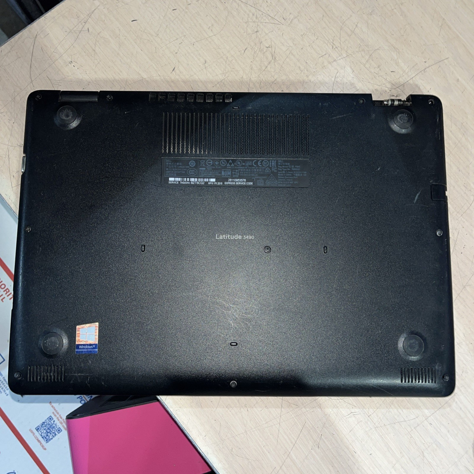 DELL LATITUDE 3490 INTEL CORE I5-8250U 1.60GHZ 4GB RAM NO HD