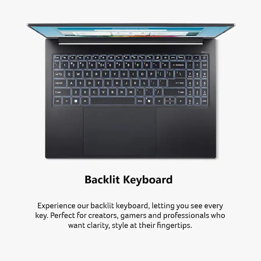 Acer Swift Go 16 AI Copilot+ 16″ AMD Ryzen AI 9 465 32GB 1TB WUXGA Touch Black