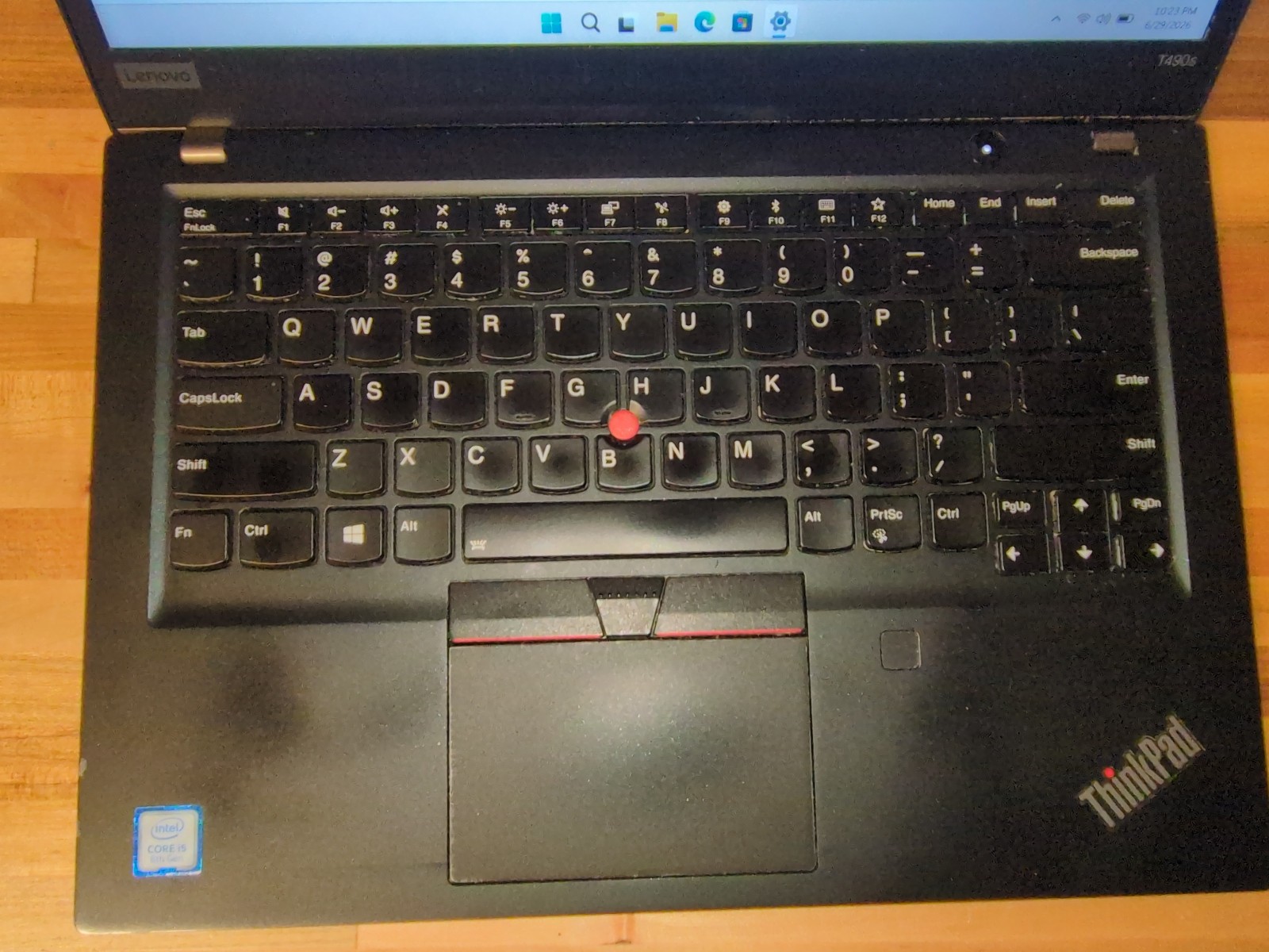 Lenovo ThinkPad T490s | i5-8265U | 8GB RAM | 256GB SSD | WIN 11 PRO Laptop PC