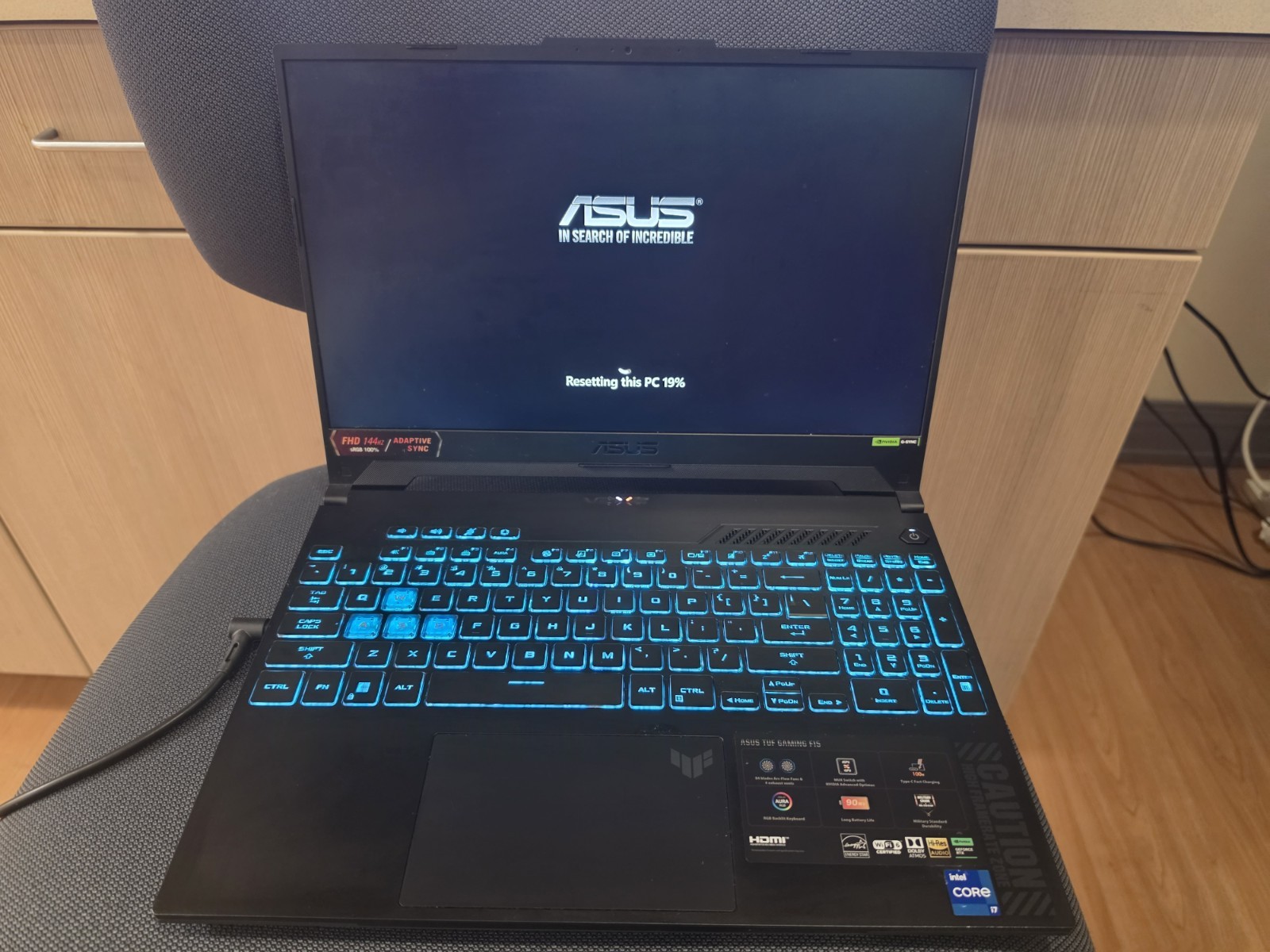 ASUS TUF Gaming F16 16″ i7-14650HX 32GB 954GB SSD RTX 5060 Win11 Black