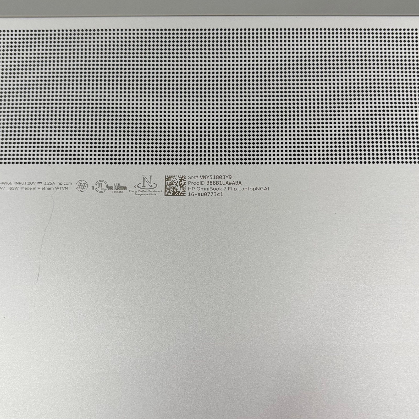 HP OmniBook 7 Flip 16-au0773cl Core Ultra 7 258V 2.2GHz 32GB RAM 1TB SSD 16″