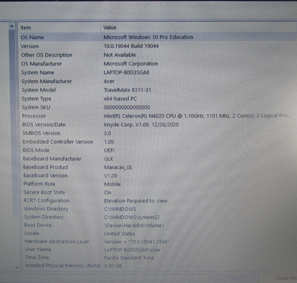 Acer TravelMate B3 B311-31 Student Laptop PC Computer with Charger & Case 64GB