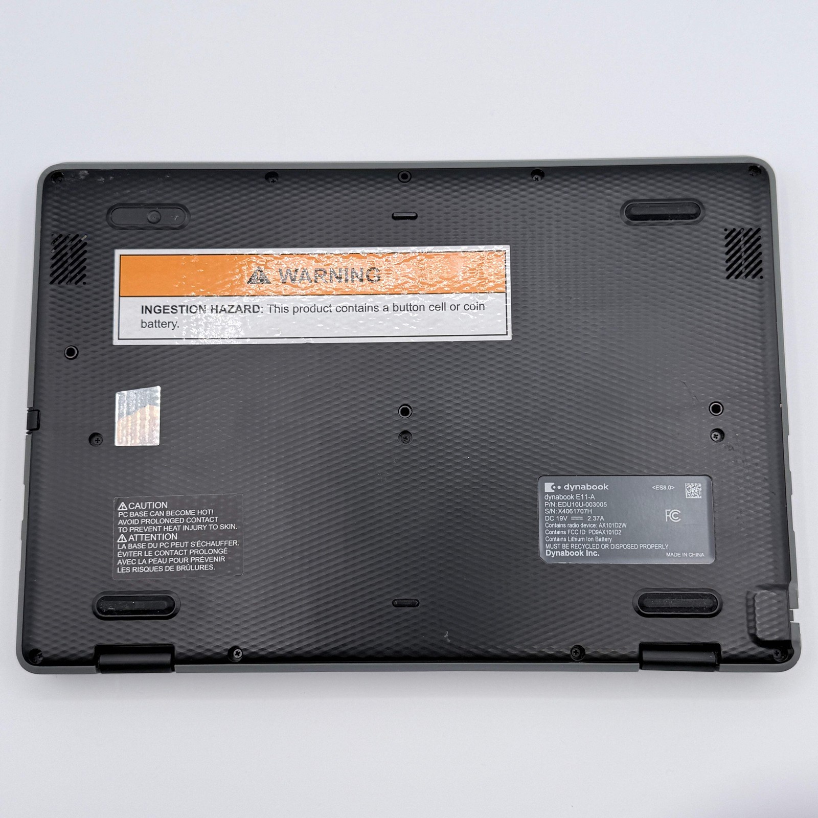 Dynabook E11-A 12″ Celeron N100 4GB RAM 128GB Black