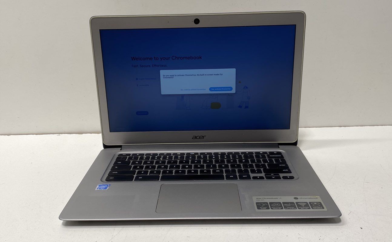 Acer Chromebook 14 CB3-431 14″ Silver Laptop Chrome OS All Metal Chassis