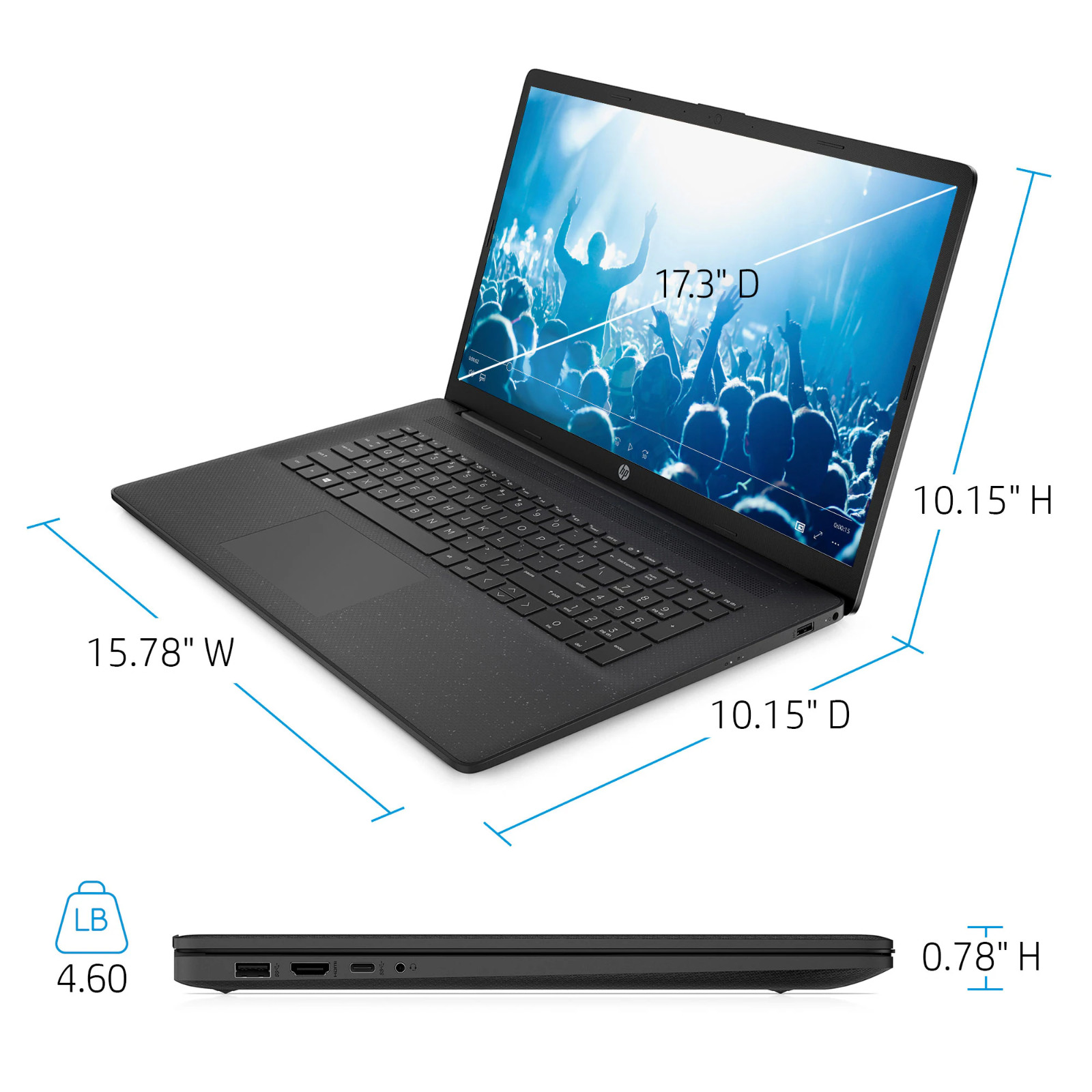 SALE 2026 HP Laptop Computer 17 10-Core Intel i5 16GB RAM & 512GB SSD Office Pro