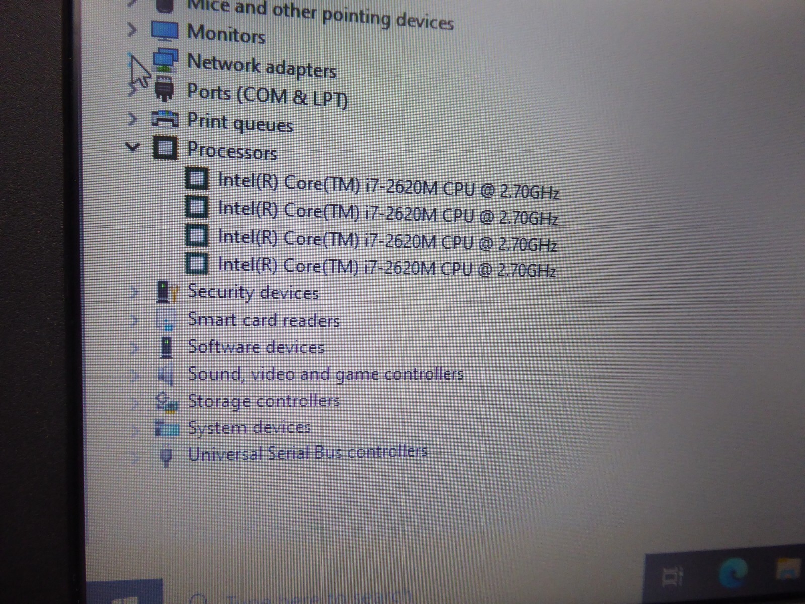ASUS B43S 16″ ASUSPRO ITEL i7-2620M 2.7GHz 8GB 500GB WINDOWS 10 PRO – NO BATTERY