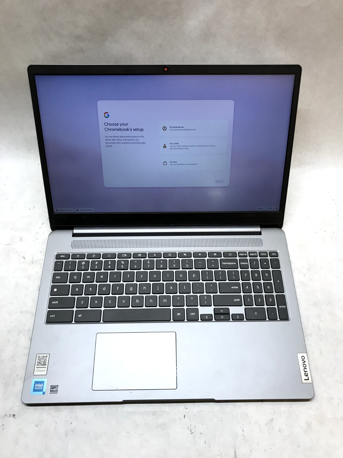 Lenovo IdeaPad 3 15IJL6 15.6″ Intel Celeron N4500 4GB Ram 64GB eMMC Chrome OS DW