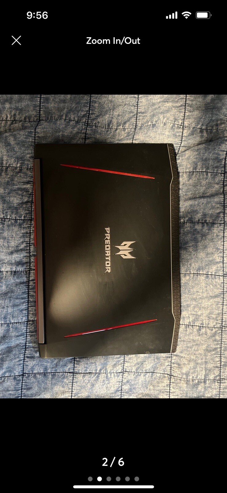 Acer Predator Helios 300 15.6in. (256GB, Intel Core i7 7th Gen., 2.80GHz, 16GB)