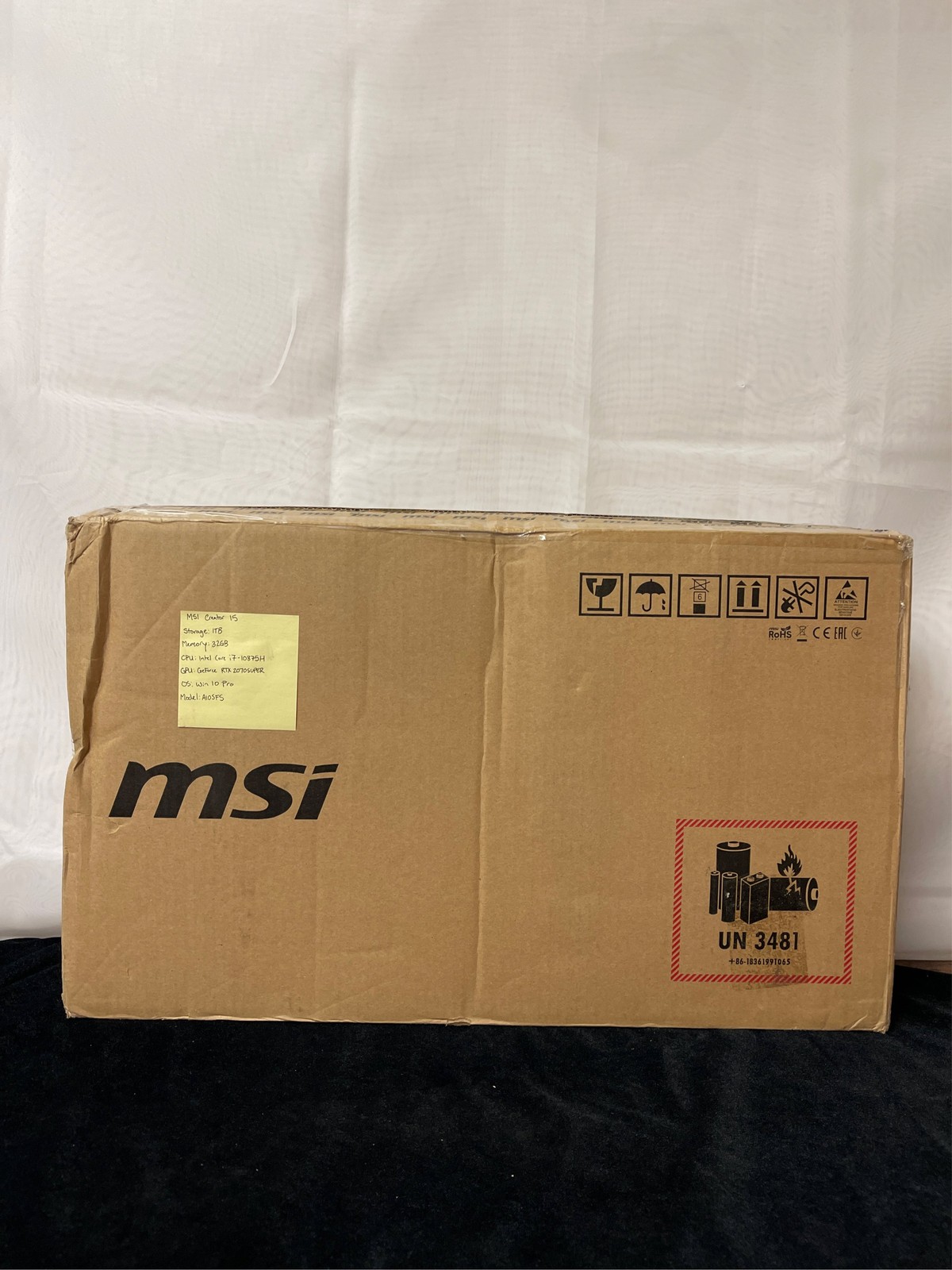 MSI Creator 15 Professional Laptop: 15.6″ 4K UHD 1TB/32GB, Intel