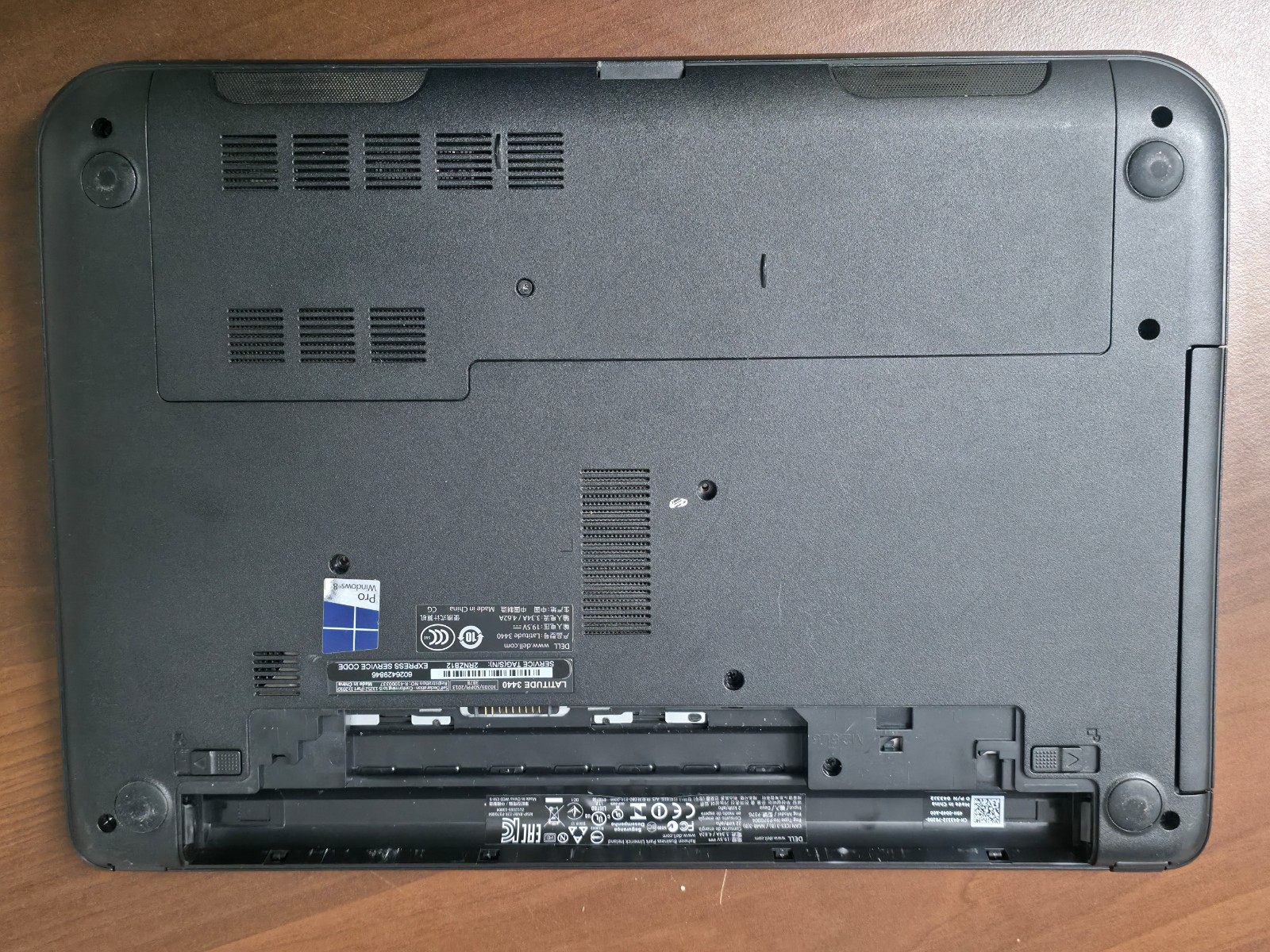 14″ DELL LATITUDE 3440 i5-4210u 8GB 240GB SSD WIN11 PRO – NO BATTERY