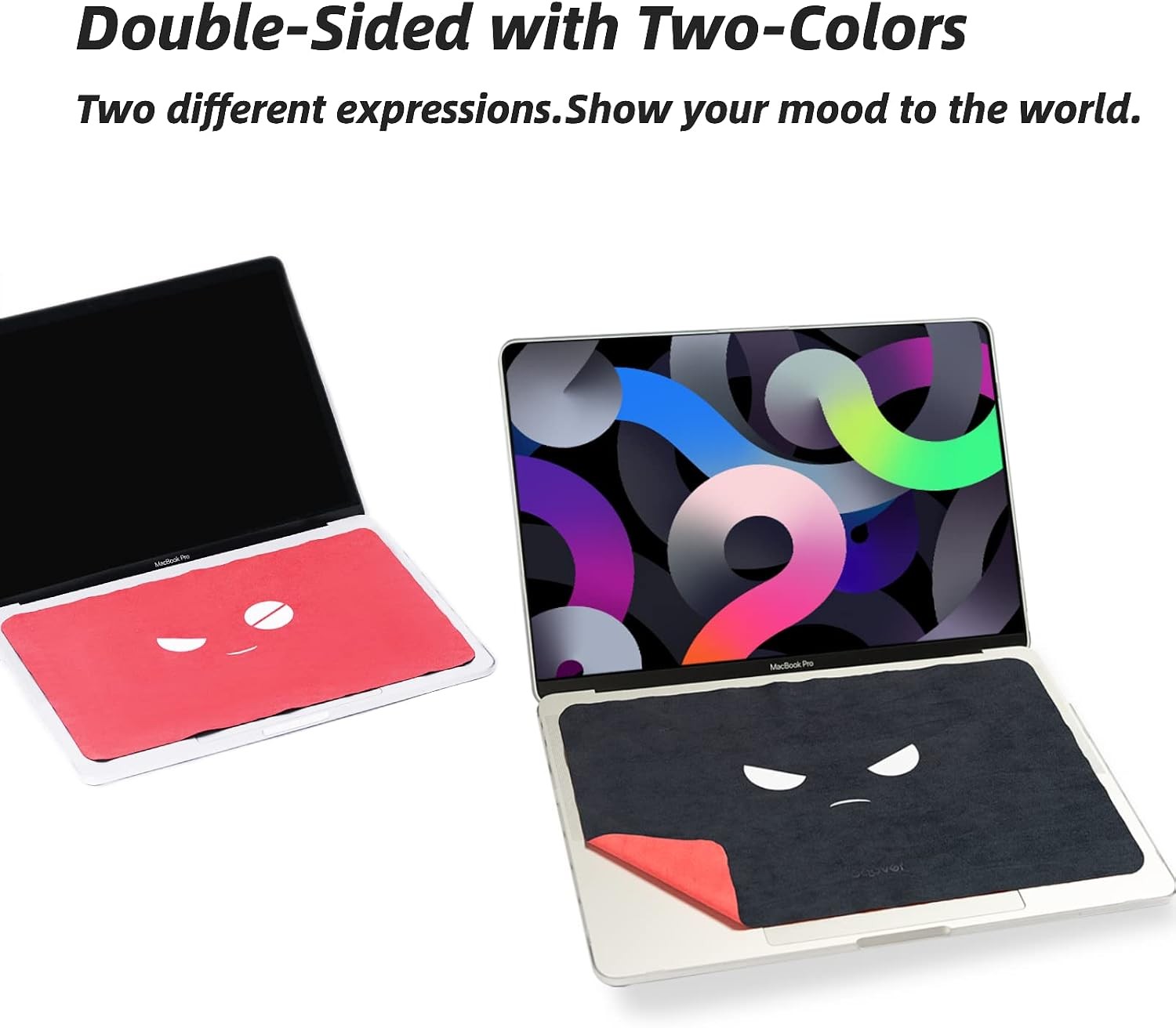 Screen Protector for 13″ MacBook – Microfiber Cleaning Cloth, 2 Pack