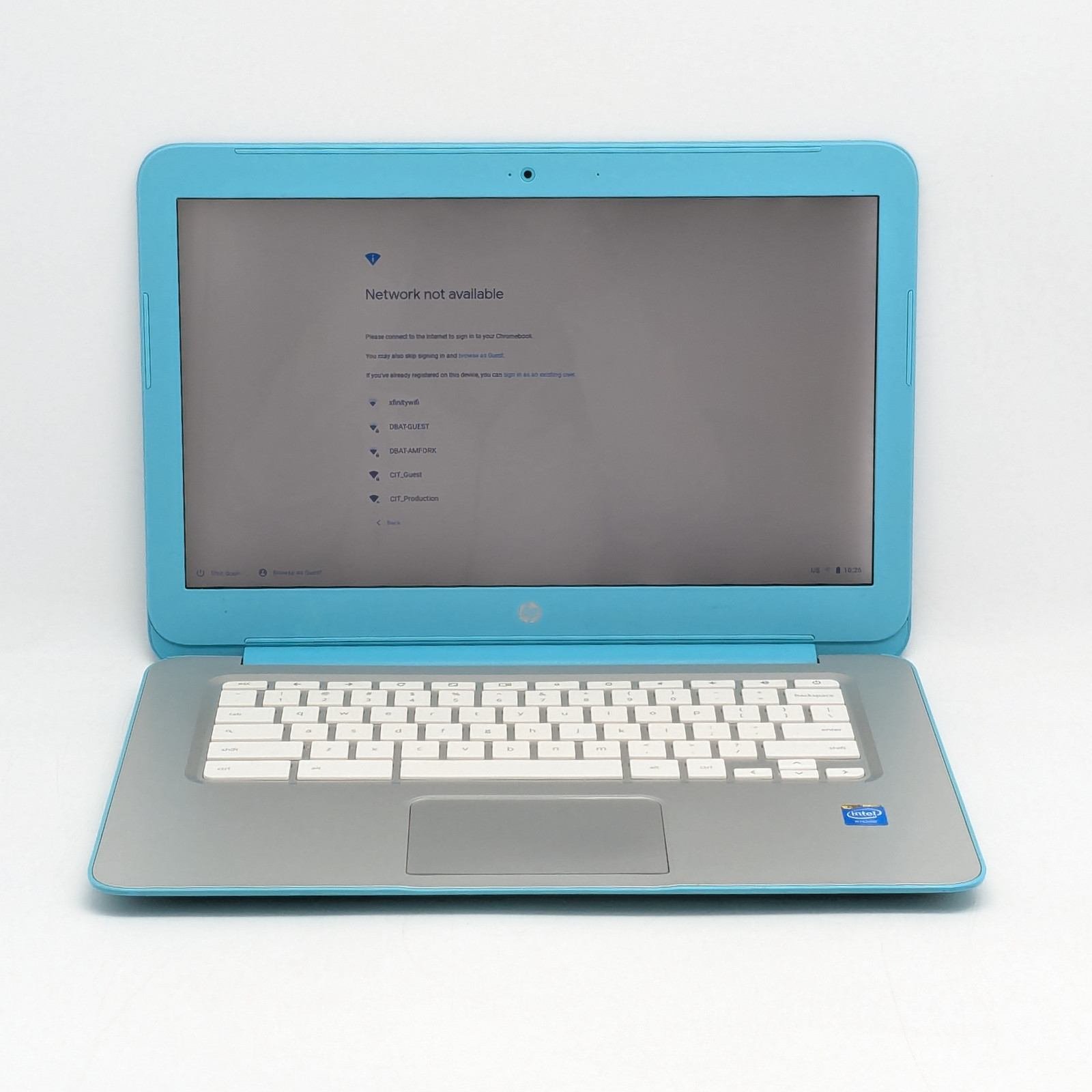 HP Chromebook 14-q020nr 14″ Celeron 2955 2GB DDR3 16GB SATA ChromeOS