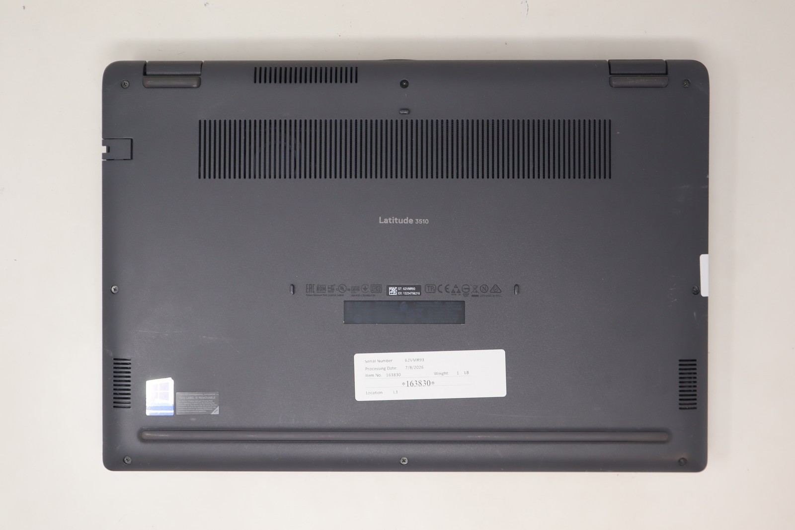 Dell Latitude 3510 Laptop Intel Core i5-10th Gen 8GB RAM 512GB NVMe Win 11 Pro