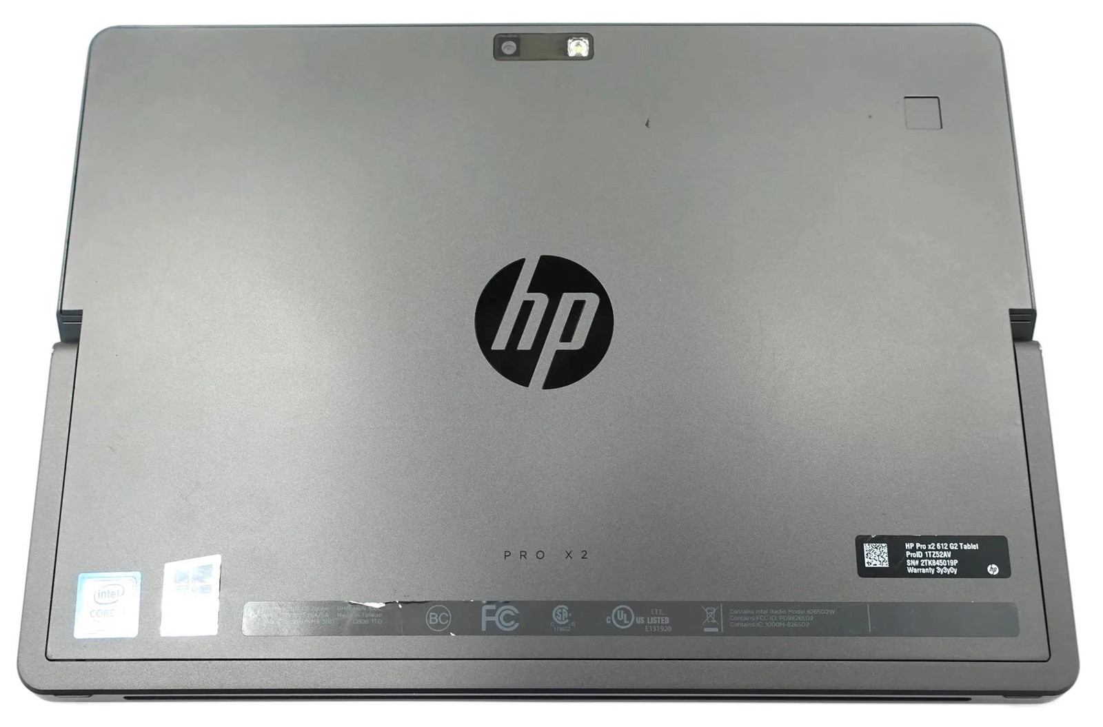 HP Pro X2 612 G2 Tablet Core i5-7Y54 1.20GHz 8GB 256GB SSD