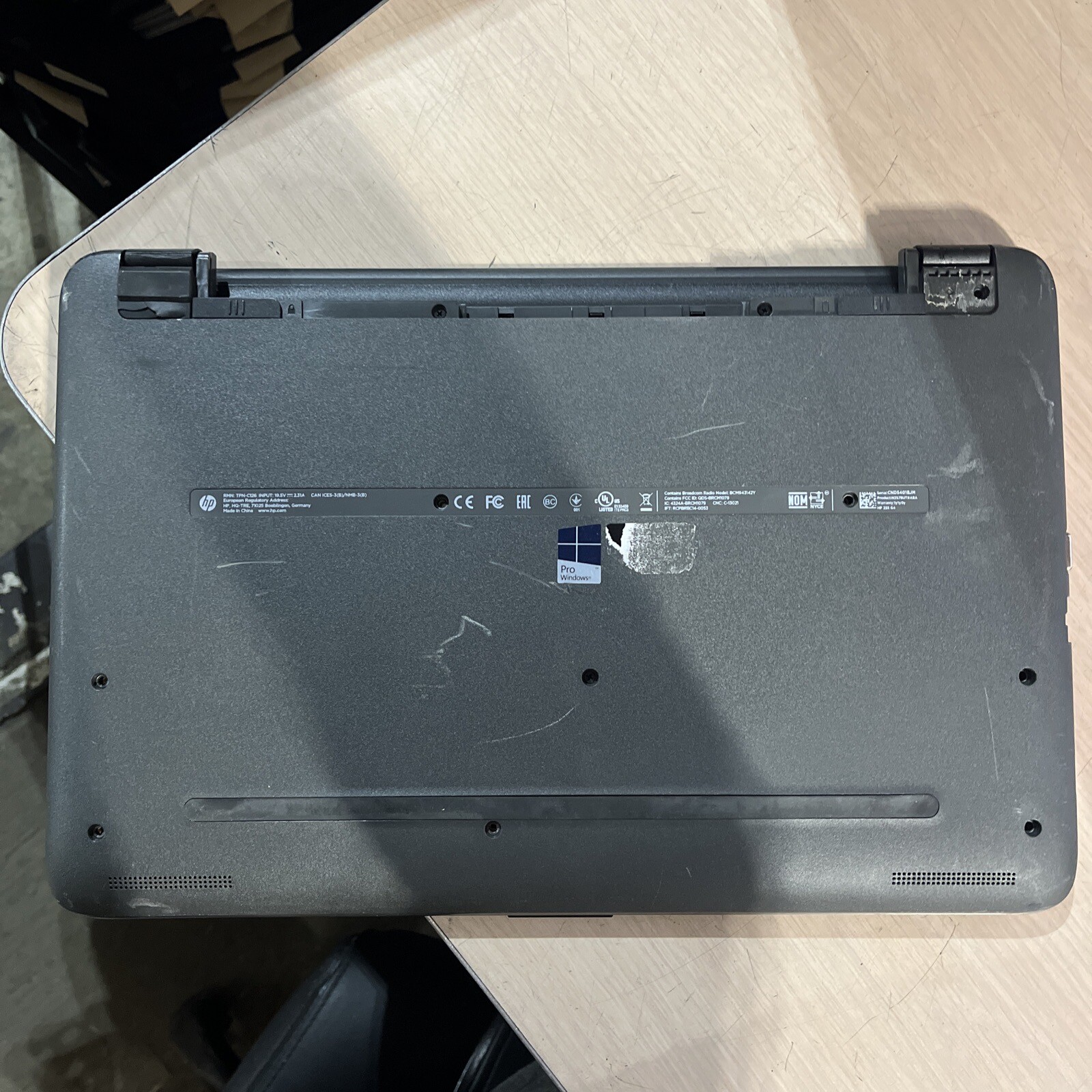 HP 255 G4 NOTEBOOK AMD E1-6015 4GB RAM NO HD