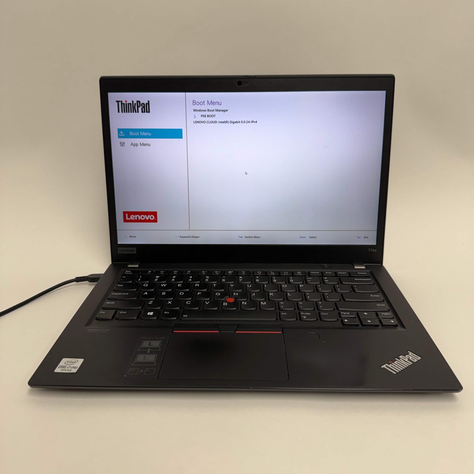 Broken Lenovo ThinkPad T14s Gen 1 20T1 14″ i7-10610U 1.8GHz 32GB RAM LCD Spots