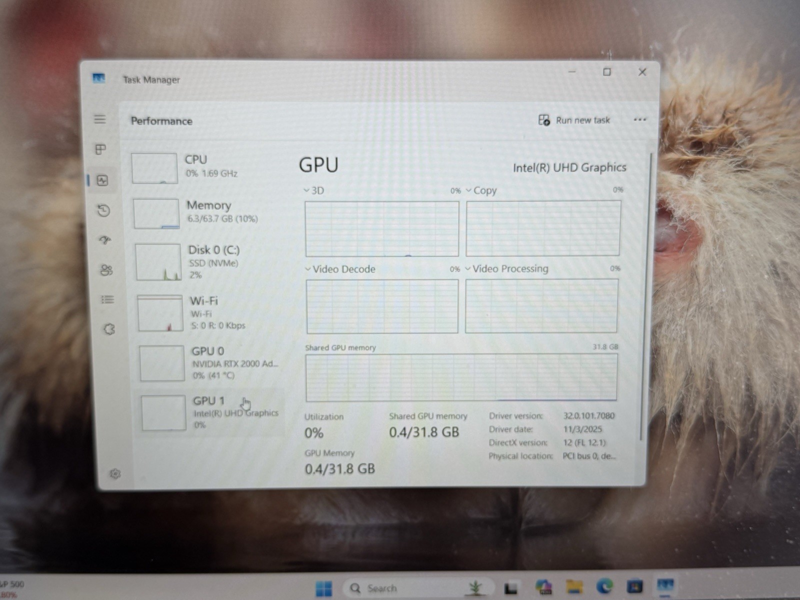 Dell Precision 7680 16″ i7-13850HX 64GB Ram 1TB SSD RTX 2000 Ada