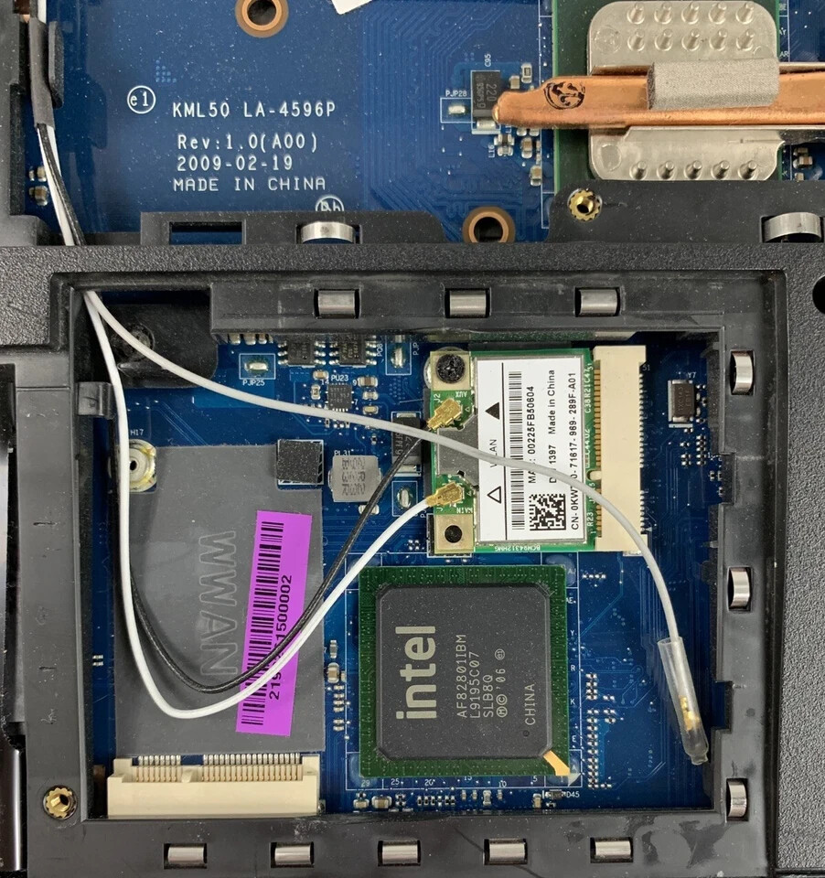 Dell Vostro 1520 Core 2 Duo No OS No HDD No Power Supply