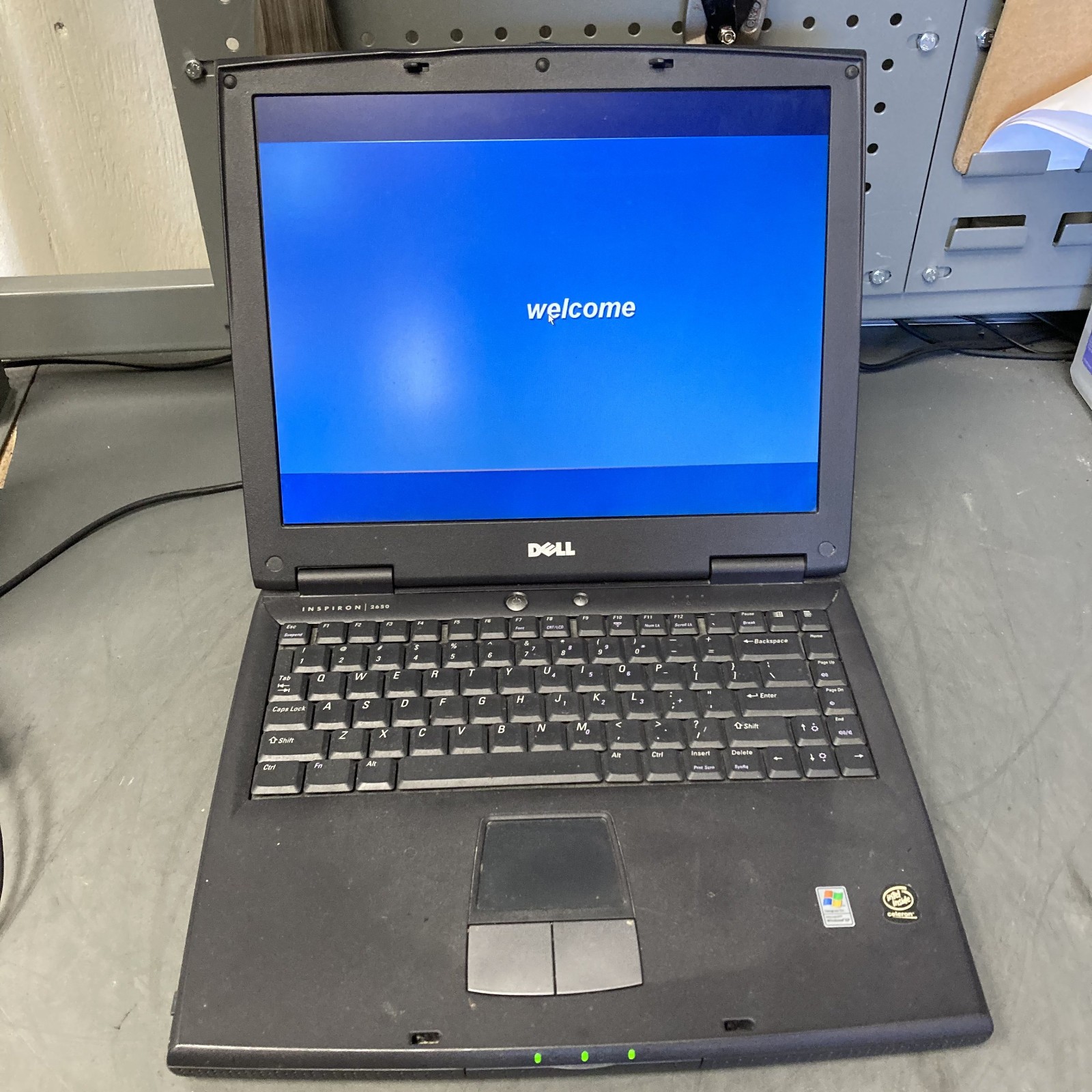 Dell Inspiron 2650 Retro Gaming Laptop Celeron Mobile 1.60GHz 128MB RAM 20GB HDD