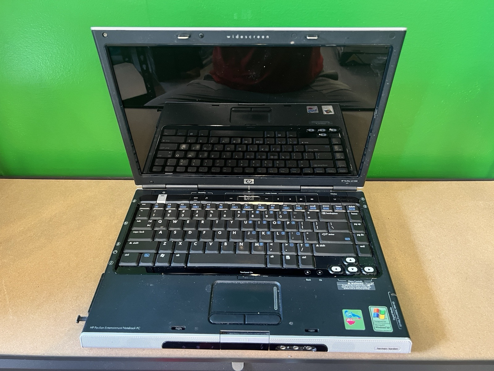 HP Pavilion Dv1000 Widescreen Laptop Computer With Carrying Case UNTESTED AS IS