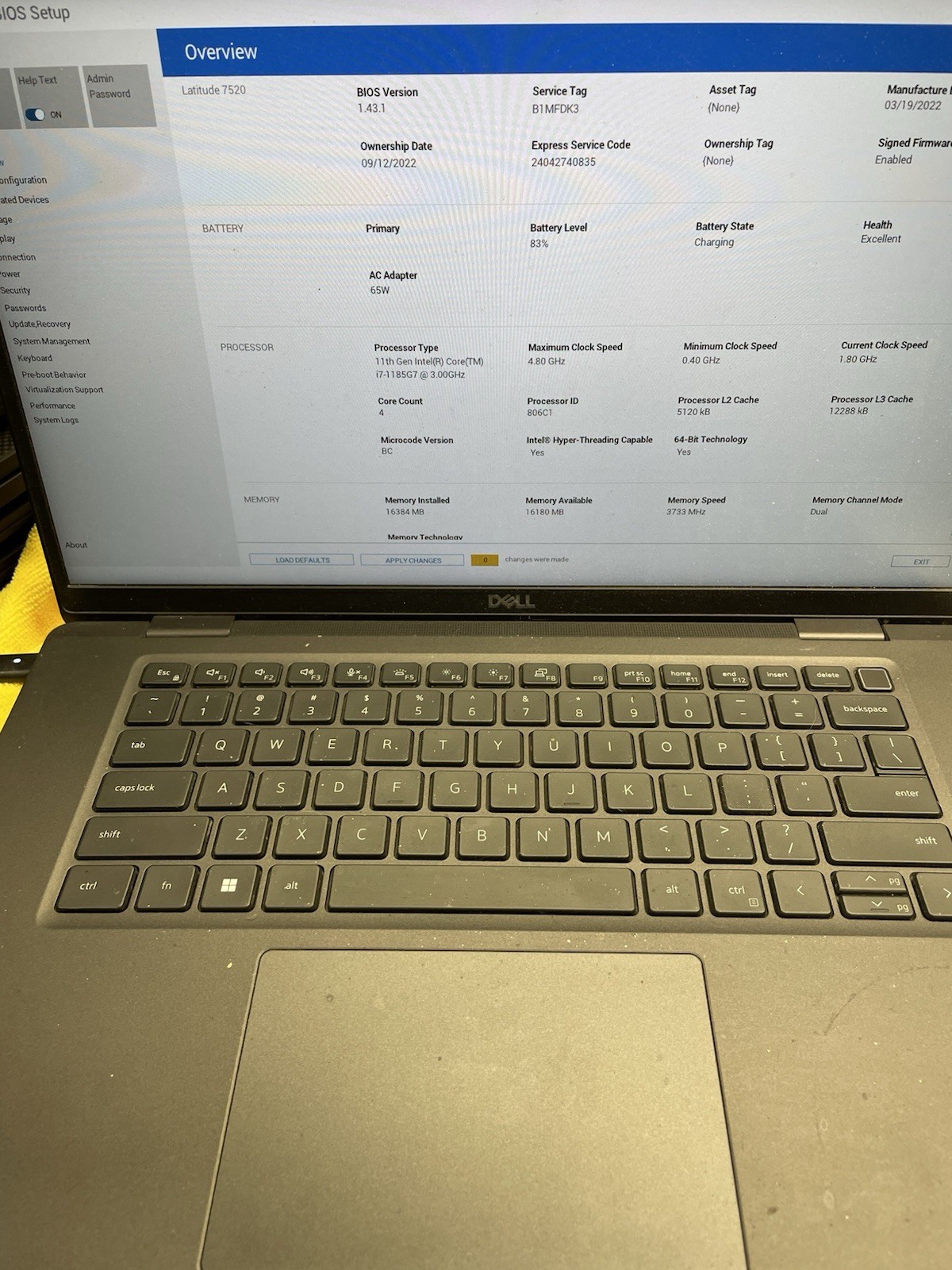 Lot Of 6 Dell Latitude 7520 7530 15.6″ FHD Intel i7-1185G7 3GHz 16GB As Is