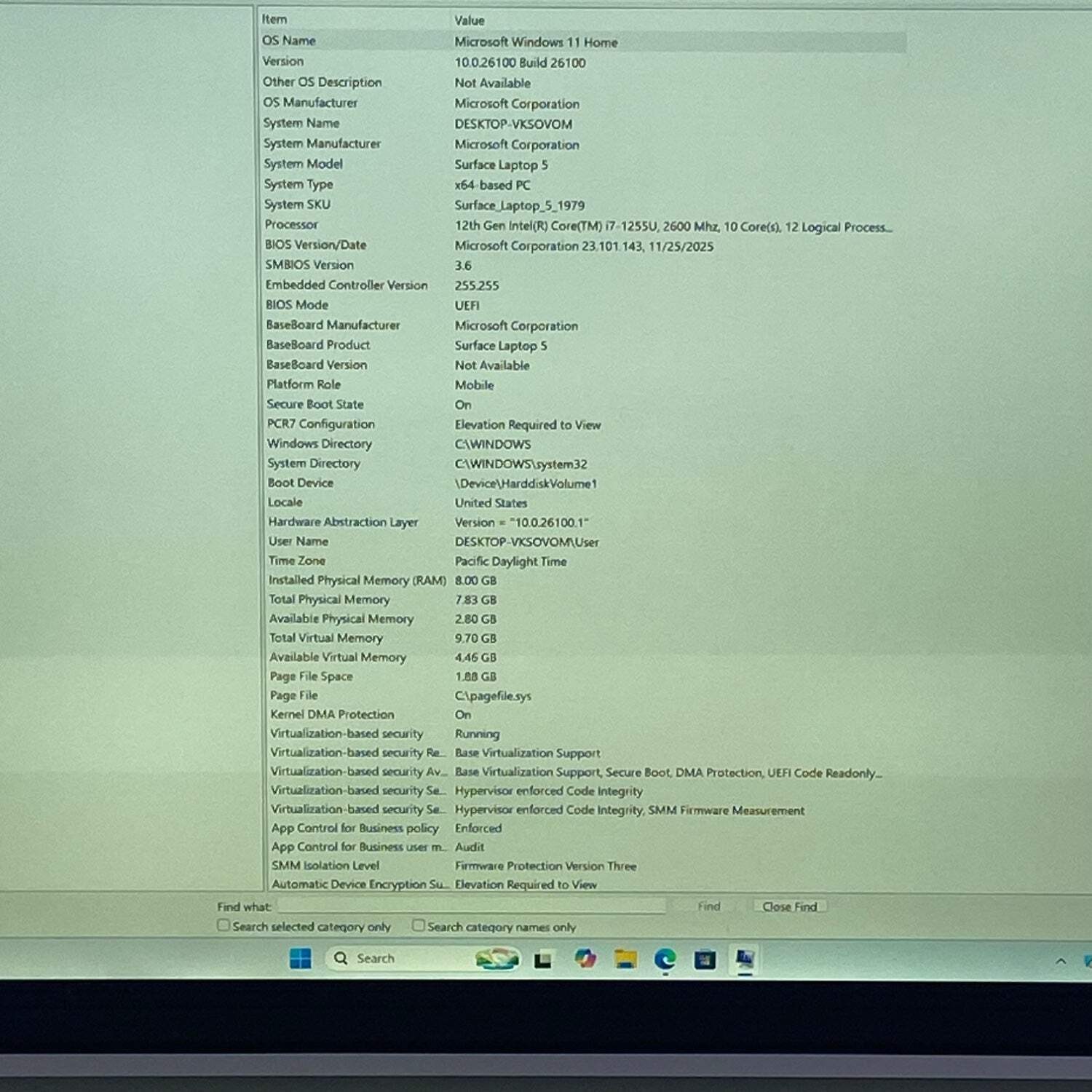 Microsoft Surface Laptop 5 1979 15″ i7-1255U 2.6GHz 8GB RAM 256GB SSD