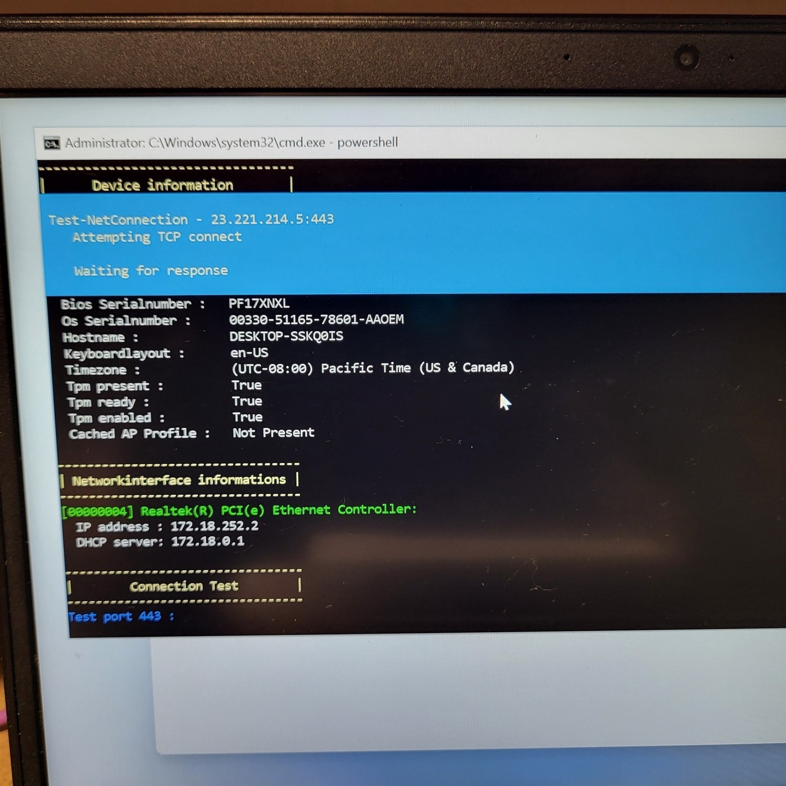 Scratched LCD Lenovo ThinkPad E480 Laptop Intel i5-8250U 1.6GHz 8GB 256GB SSD