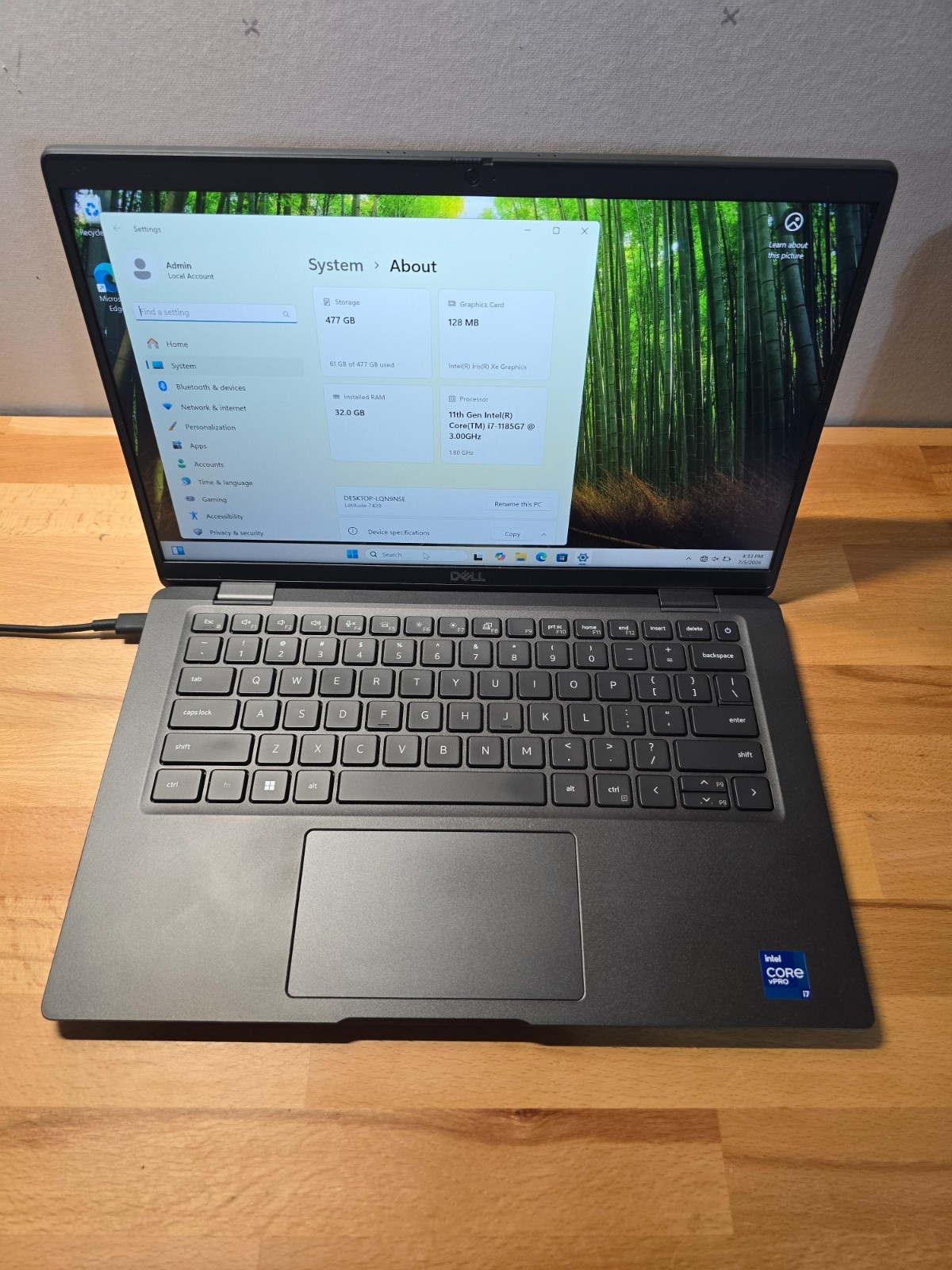 Dell Latitude 7420 i7-1185G7 32GB 512GB SSD Windows 11 Pro