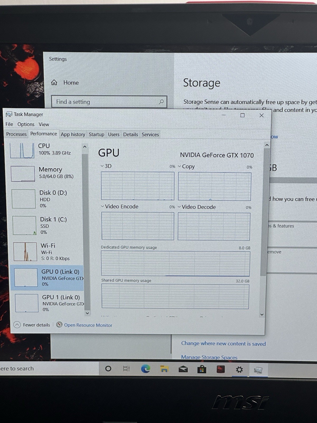 MSI GT83VR 6RE Titan SLI 18.4″ Gaming Laptop i7 64GB 512GB Dual GTX 1070