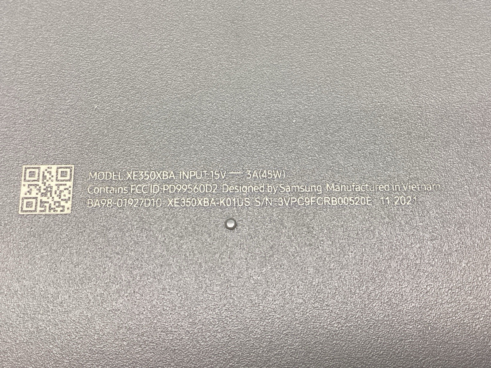 Samsung Chromebook ‎4+ XE350XBA-K01US Celeron N4000 – POWERS ON – UNTESTED