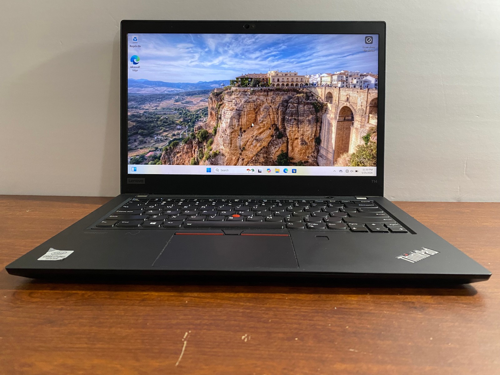Excellent Lenovo ThinkPad T14 Laptop 14” Intel i7 16GB RAM 512GB SSD WOW