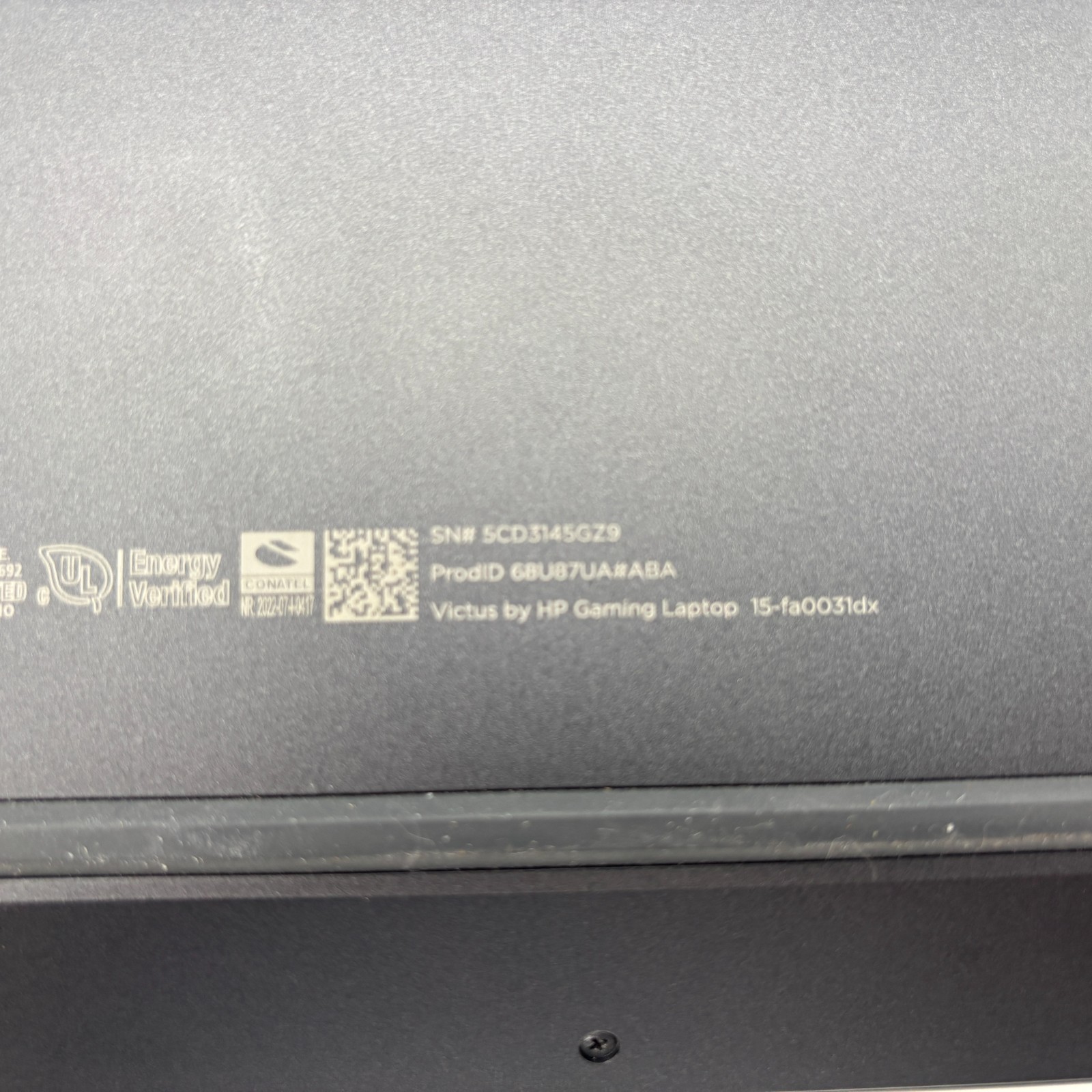 HP Victus 15 Gaming Laptop 15-fa0031dx Intel Core i5-12450H 8GB RAM 512 GB SSD