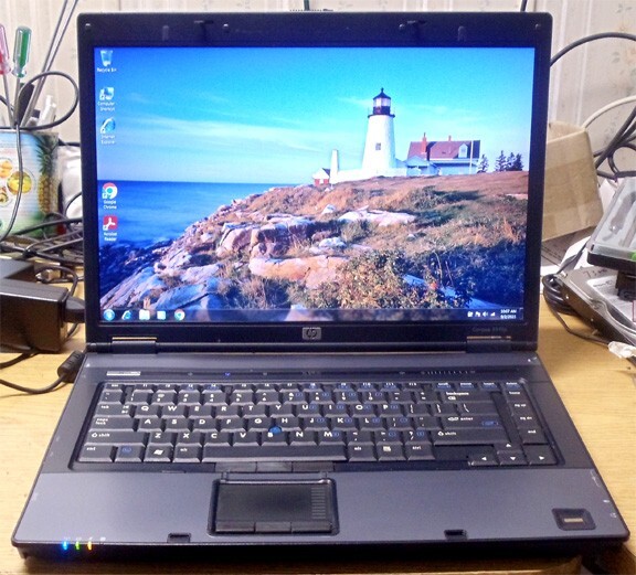 HP 8510P Laptop intel coreduo 2Ghz 4GB RAM, 500GB HDD, Win7 wireless MS office
