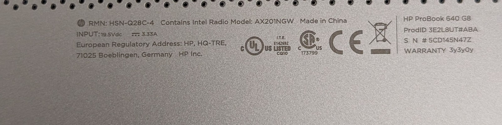 HP ProBook 640 G8 – i5 11th Gen / 16GB RAM / 256GB SSD / Win 11 Pro