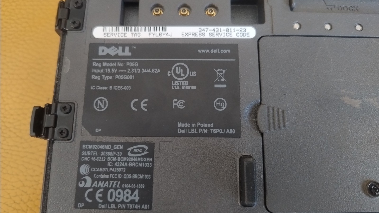 DELL LATITUDE XT2 XFR Touch Notebook Laptop Tablet GPS 5GB SSD Accessories RARE