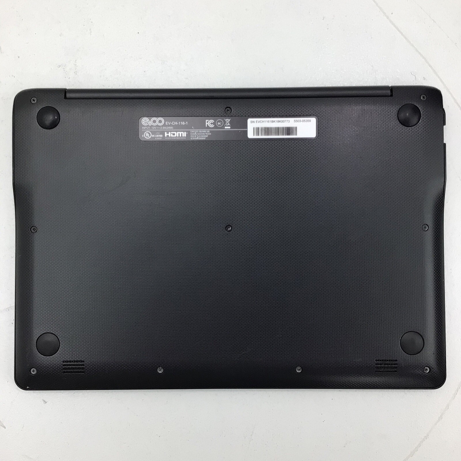 EVOO EV-CH-116-1 Chromebook 11.6″ FOR PARTS OR REPAIR ONLY