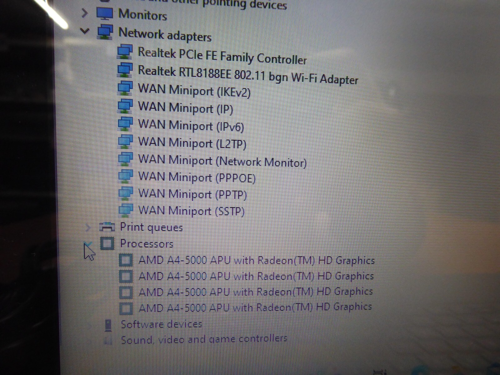 HP LAPTOP 15-F085WM AMD A4-5000 1.5GHz 8GB 240GB SSD WINDOWS 10 HOME