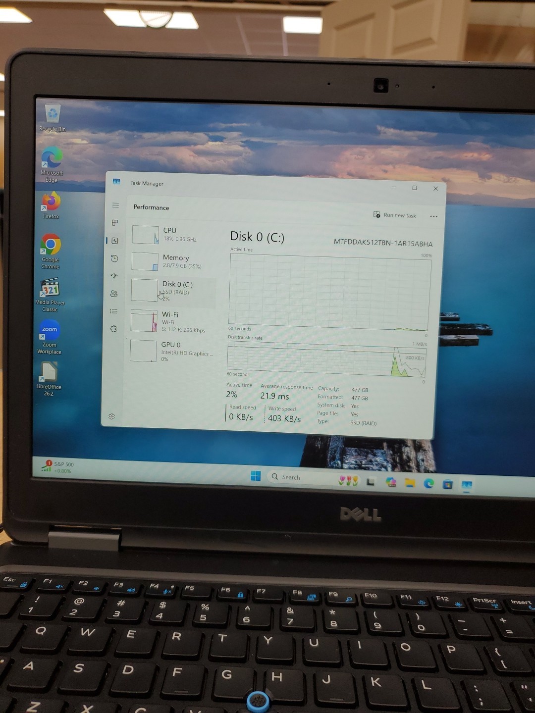 Dell Latitude E5550 500GB SSD, i5-5300U 2.2GHz, 8GB Ram) Laptop 050526-1