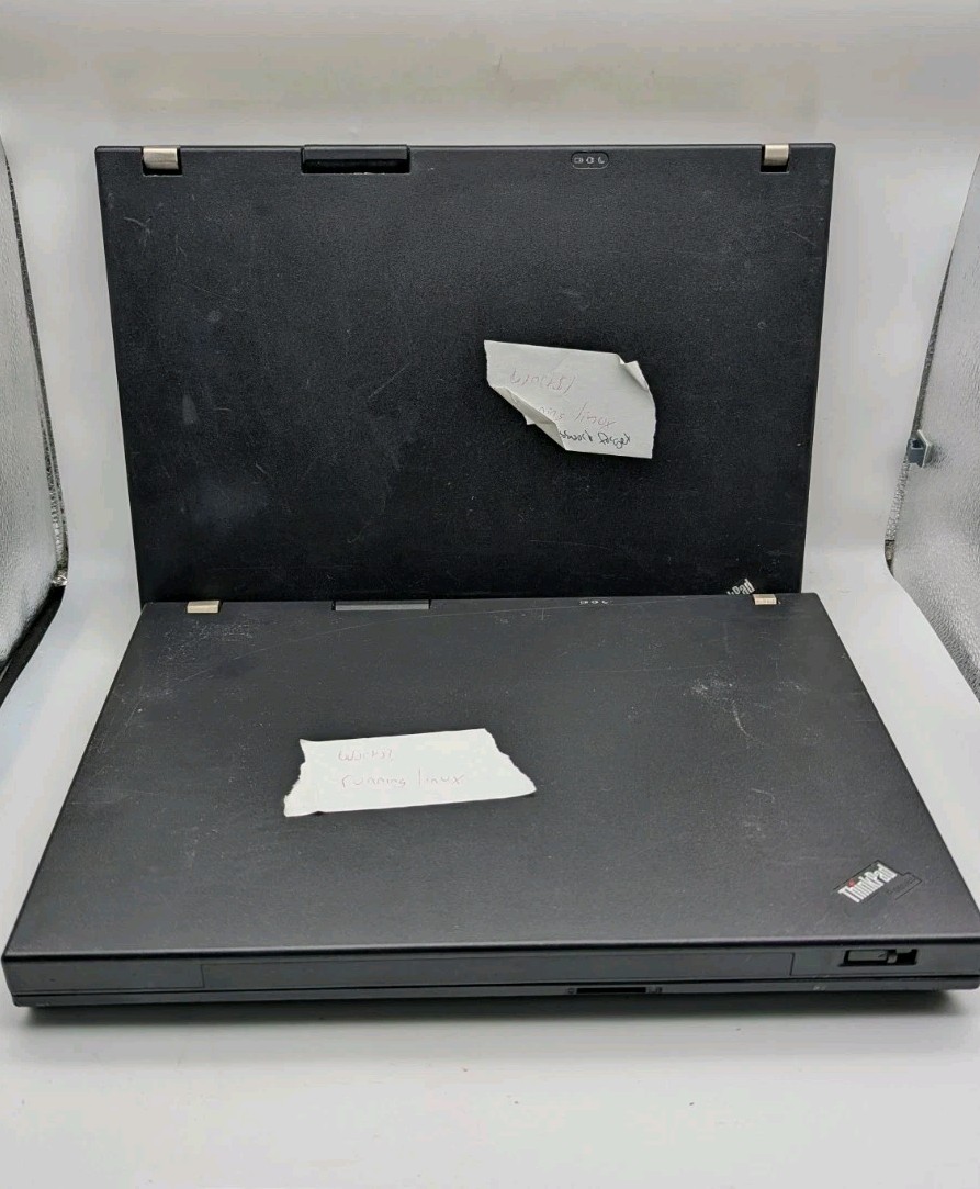 (2) Lenovo ThinkPad R61 Intel Celeron Read