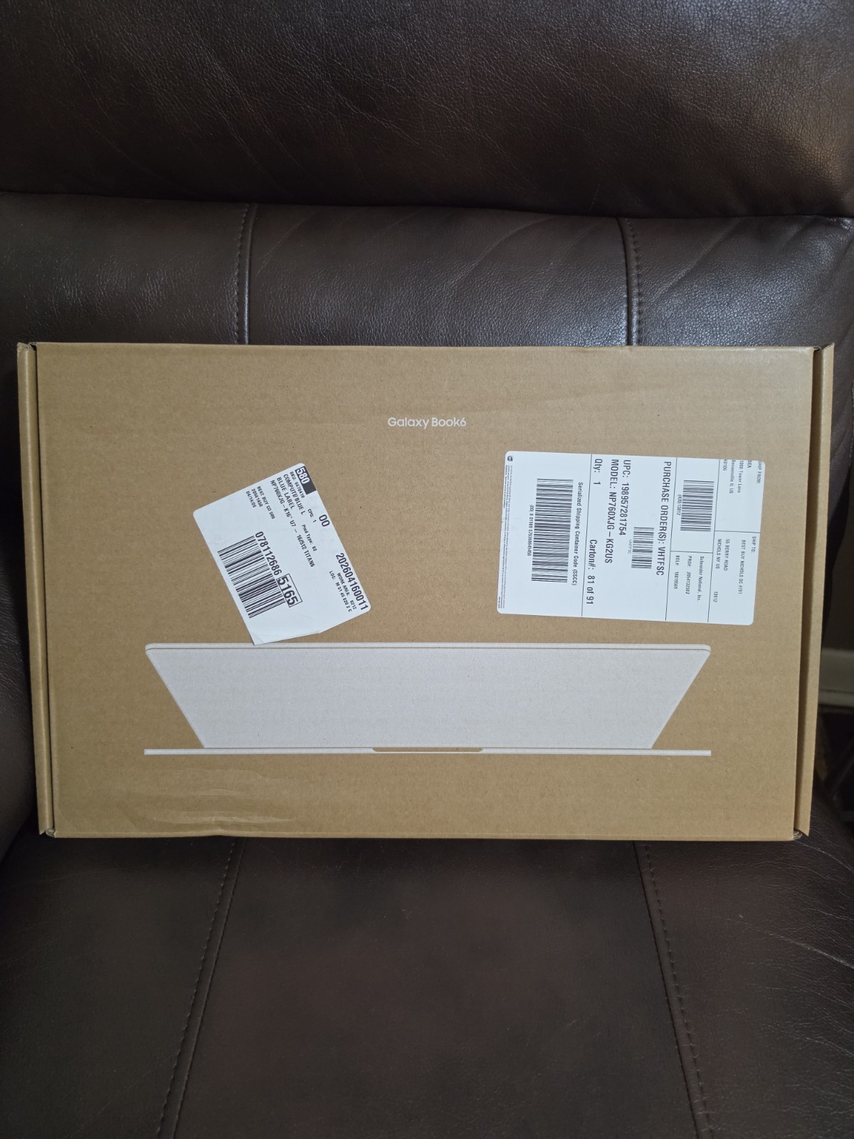 Samsung Galaxy Book 6 16″ Touch | 16 GB RAM | 512 GB SSD | Intel Core Ultra 7