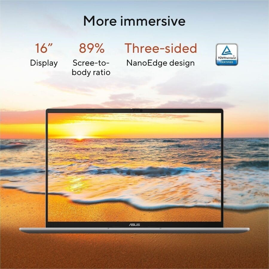Asus Vivobook 16 M1607 16″ Copilot+ PC AMD Ryzen AI 7 16GB SSD W11 M1607GADS76