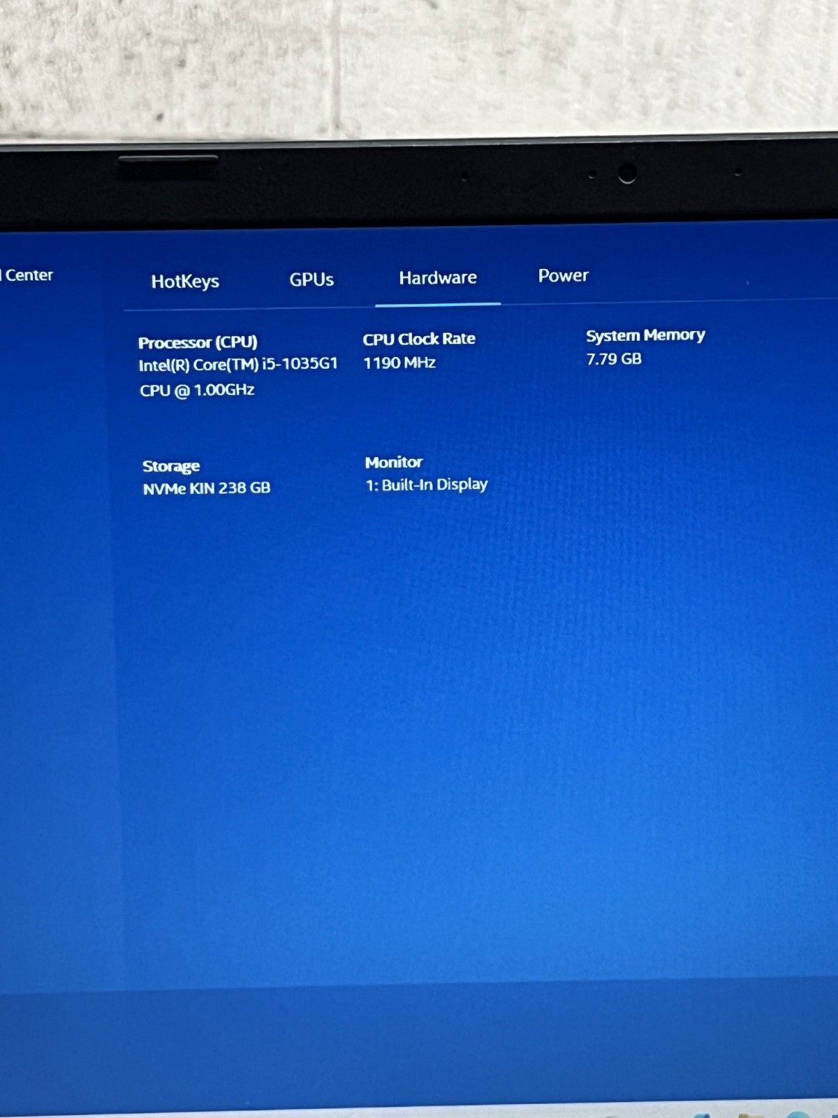 ACER ASPIRE A315-56 i5-1035G1 @ 1.00GHz 8GB RAM 256GB NVMe Win11H