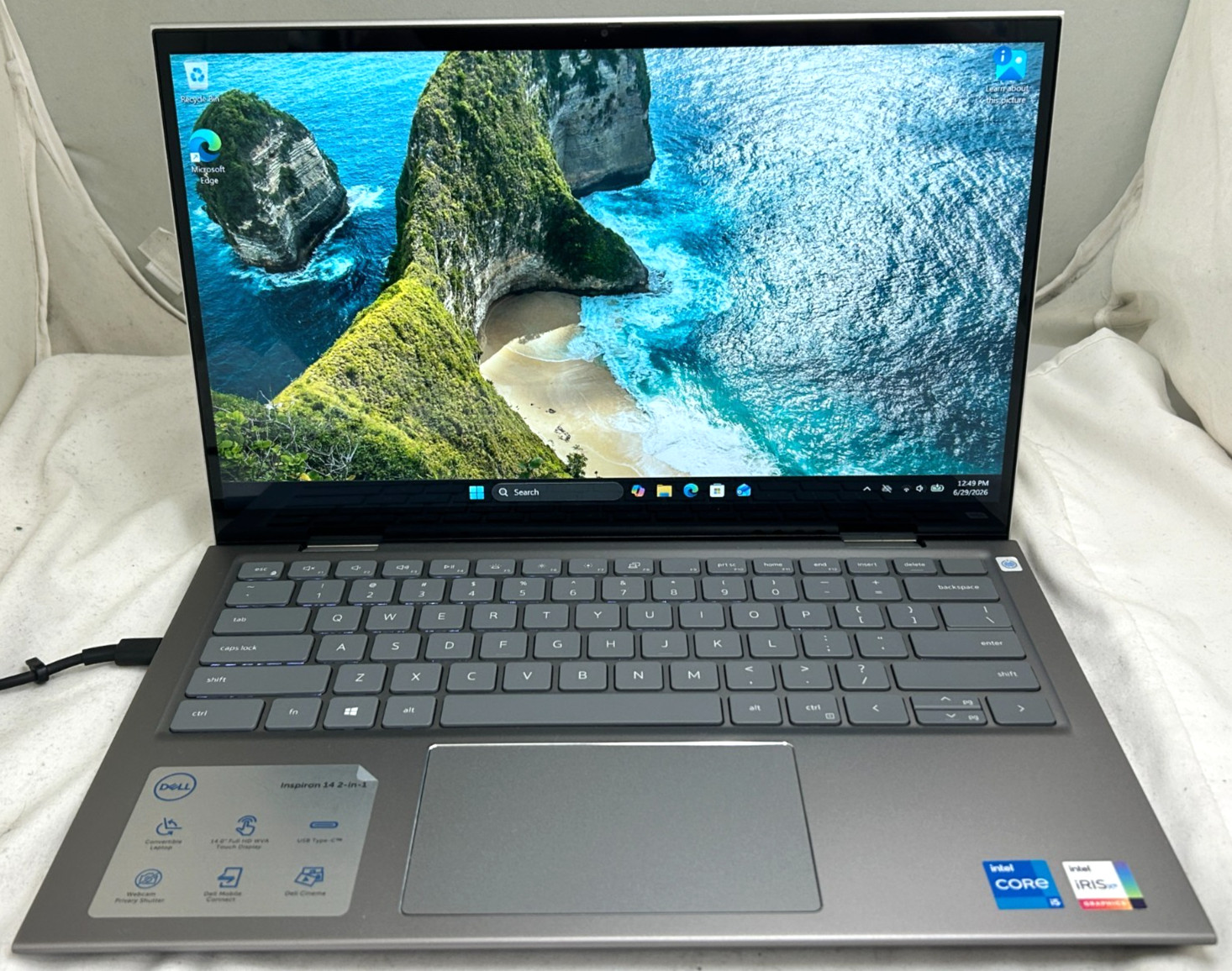 14″ Dell Inspiron 5410 Intel Core i5 1.4GHz 8GB RAM 512GB SSD !READ! LPT-406