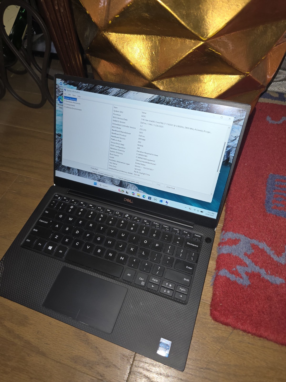 Dell XPS 13 9305 11th Gen i7-1165G7 16GB 512GB SSD Windows 11 – W/ Charger